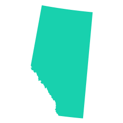 Silhouette of Alberta