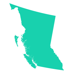 Silhouette of British Columbia