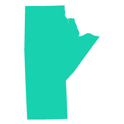 Silhouette of Manitoba