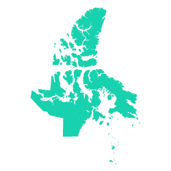 Silhouette of Nunavut